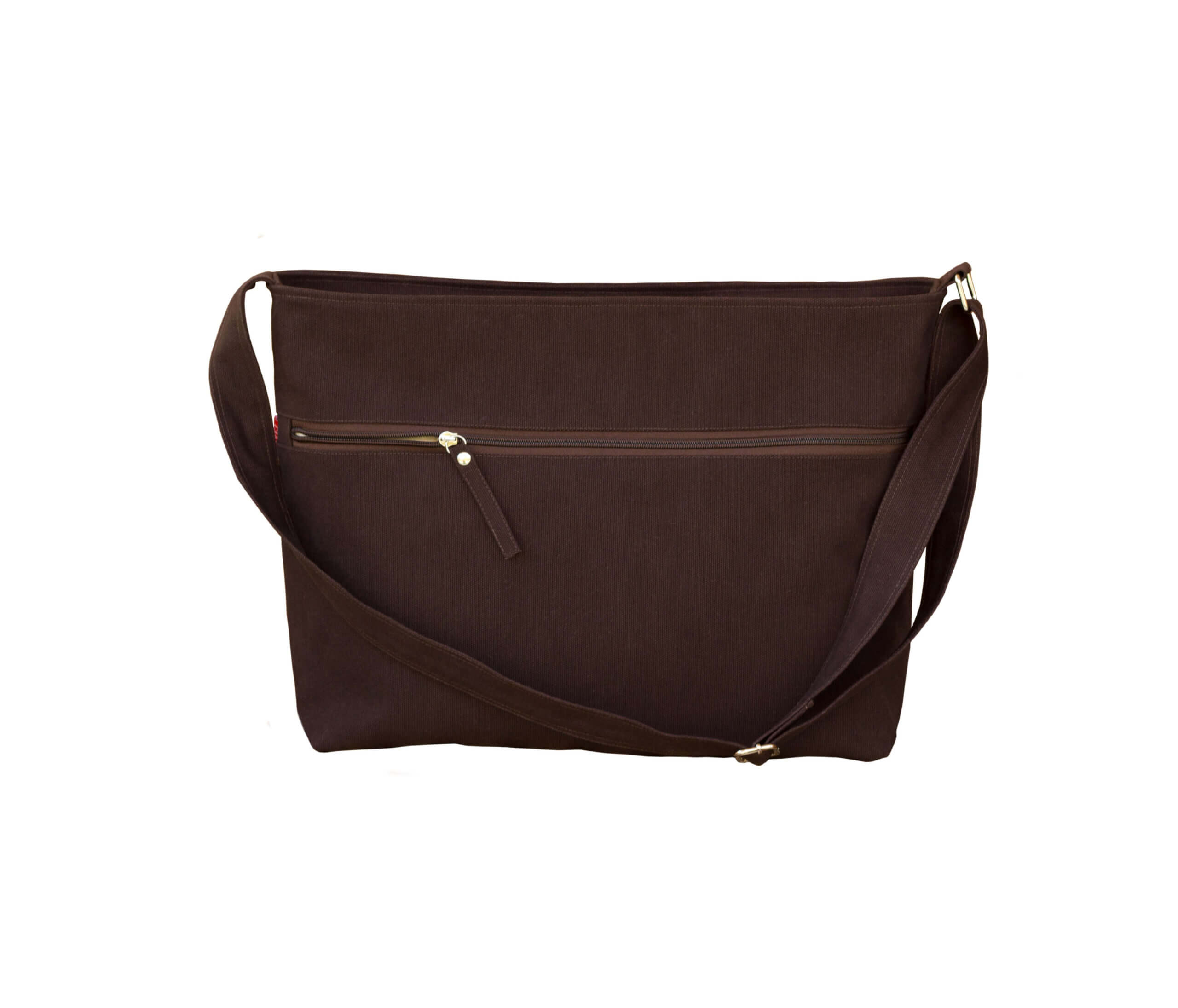 Womens Brown Coloured Sling Bag