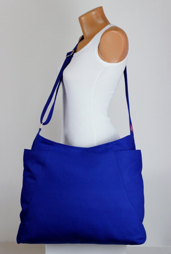 sax blue hobo bag