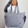 light gray bag