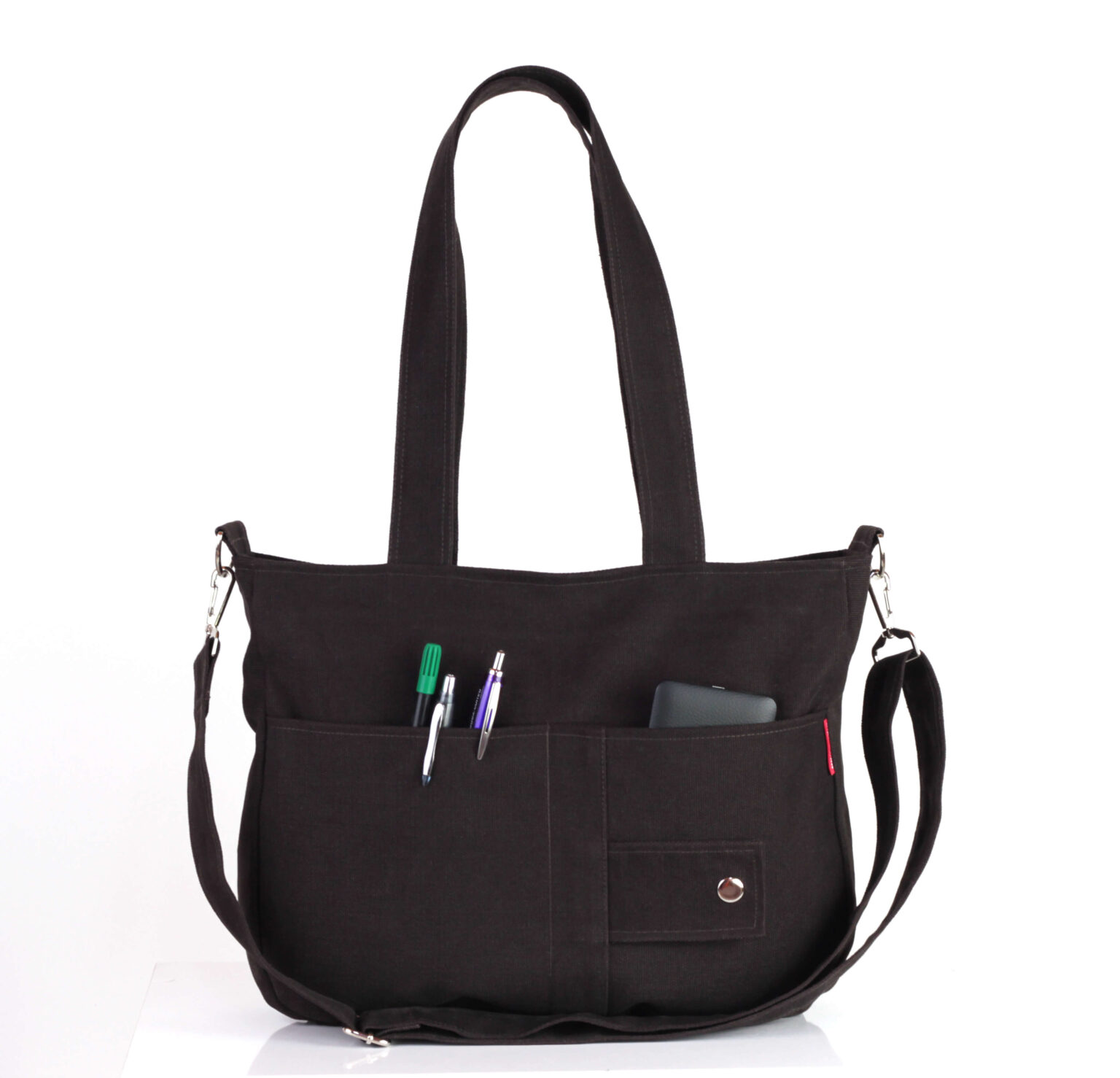 Light Gray Medium Shoulder Bag Washable Daily Use Minimal Modern Simple