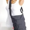 Charcoal Dark Gray Small Tote Bag Pleated Canvas Wrinkled Texture Handmade Day Bag bolso gris oscuro pequeño plisado petit sac fourre-tout gris foncé plissé dunkelgraue faltentasche klein borsa grigio scuro piccola pieghe donkergrijze plooitas 어두운 회색 주름 토트백 حقيبة يد رمادية داكنة Cotton Textile Shoulder Purse