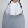 light grey hobo bag