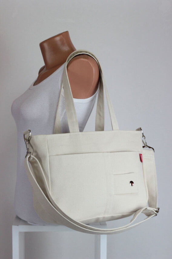 Cream - White Bag