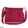Maroon Small Pleated Canvas bag Maroon Small Pleated Canvas bag