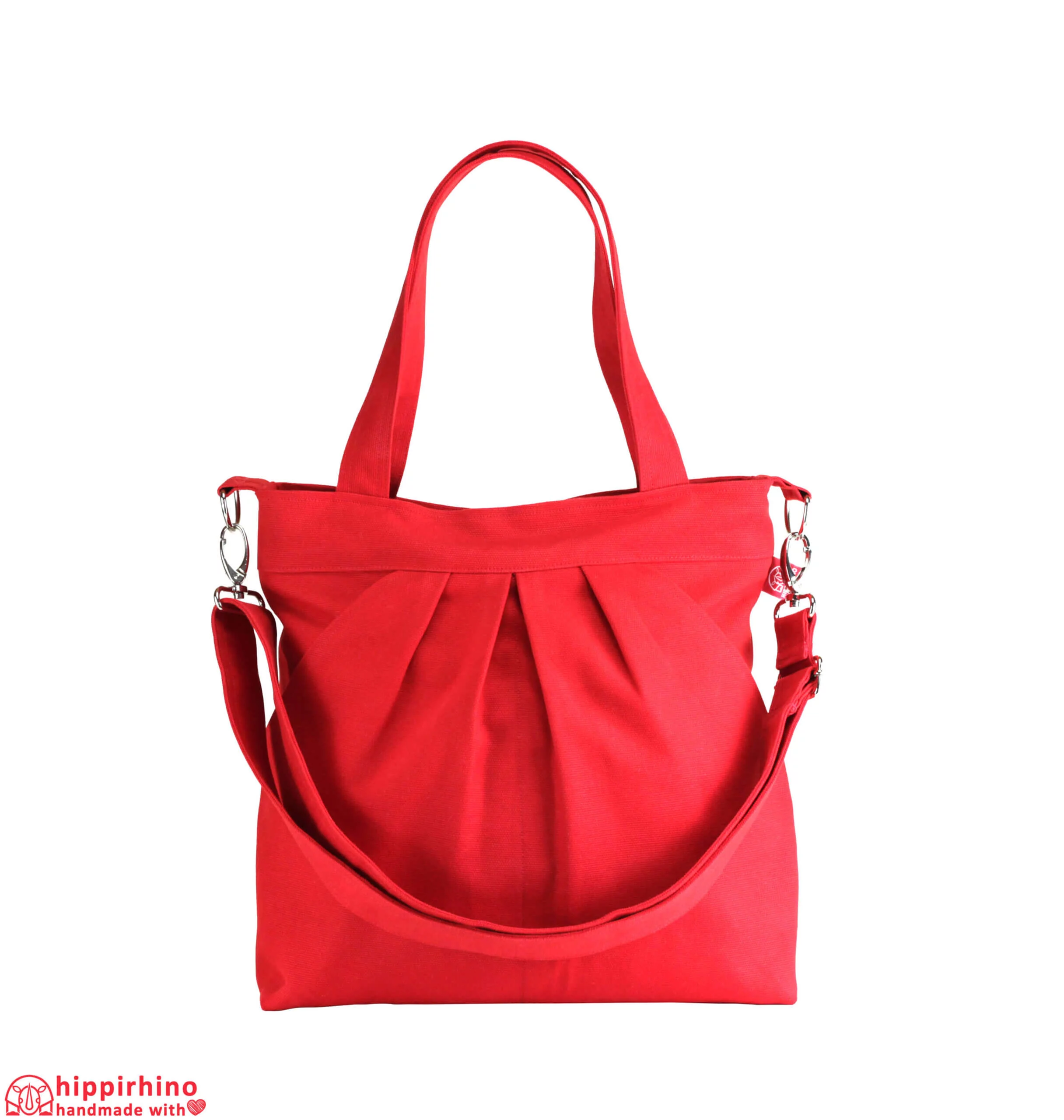 CUOIERIA FIORENTINA Red Leather Large Shoulder Handbag Purse Italy | eBay