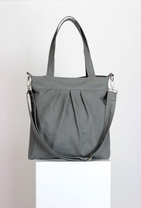 Gray Shoulder Bag