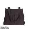 Dark Brown Canvas Shoulder Purse Bag Casual Bag Women Fashion Pleated Travel Shopping Teacher Bag Organic Cotton Deep mahogany satchel wrinkled texture casual accessory pleated surface organic cotton shoulder tote women fashion travel shopper dark brown canvas purse bolso marrón oscuro plisado algodón orgánico sac cabas marron foncé plissé toile coton biologisch braune faltentasche baumwolle borsa tela marrone pieghe cotone biologico donkerbruine schoudertas حقيبة كتف بنية داكنة saco de ombro castanho escuro 짙은 갈색 주름 숄더백
