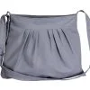 Light Gray Bag Fully Lined Purse Bag Pleated Washable Bag Shoulder Crossbody Handbag Canvas Cotton Zipper Closure Pale silver satchel textile accessory completely lined wrinkled surface washable cotton fabric shoulder strap diagonal carry zippered closure light grey purse bolso gris claro bandolera plisado lavable sac gris clair plissé lavable toile coton waschbare hellgraue umhängetasche borsa grigia chiara tela lavabile schoudertas grijs lichte grijze tas حقيبة رمادية فاتحة sako cinza claro lavável 옅은 회색 주름 가방