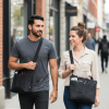 Black waxed tote bag Handcrafted reusable tote with custom embroidery for shopping and travel, bolsa de tela personalizada hecha a mano, handgefertigte Stofftasche mit Personalisierung, sac en toile personnalise fait main, borsa di tela personalizzata artigianale, gepersonaliseerde canvas tas handgemaakt, 帆布手提包, 手作りトートバッグ, कस्टम बैग, حقيبة قماش مخصصة, bolsa personalizada artesanal, 맞춤 가방, eco friendly cotton bag with monogram option, washable fabric shopper for women and men, unique gift ideaRetry