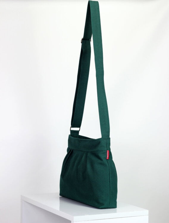 green small vegan purse bag