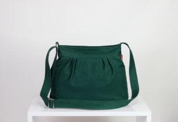 green small vegan purse bag