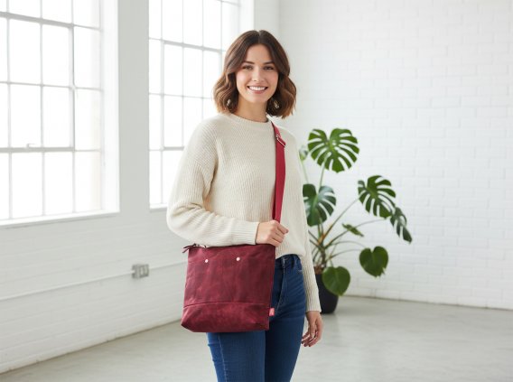 Waxed Tote Bag Canvas Crossbody Bag Medium Size Messenger Bag Water Repellent Long Cotton Webbing Strap Multi Pockets Tote Simply Minimalist Handcrafted reusable tote with custom embroidery for shopping and travel, bolsa de tela personalizada hecha a mano, handgefertigte Stofftasche mit Personalisierung, sac en toile personnalise fait main, borsa di tela personalizzata artigianale, gepersonaliseerde canvas tas handgemaakt, 帆布手提包, 手作りトートバッグ, कस्टम बैग, حقيبة قماش مخصصة, bolsa personalizada artesanal, 맞춤 가방, eco friendly cotton bag with monogram option, washable fabric shopper for women and men, unique gift ideaRetry