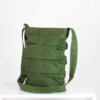 Green small tote bag