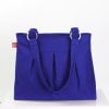 Blue Canvas Shoulder Bag