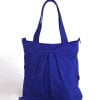 Sax Blue Canvas Shoulder Crossbody Bag