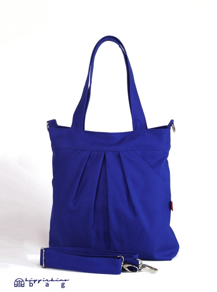 Royal Blue Canvas Shoulder Crossbody Large Canvas Cute Tote Bag   7 761x1024 