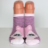 Striped Happy Funny Fox Socks