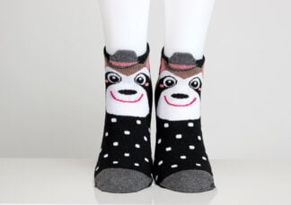 Raccoon Funny Socks