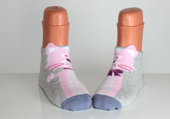 Pink Fox Socks
