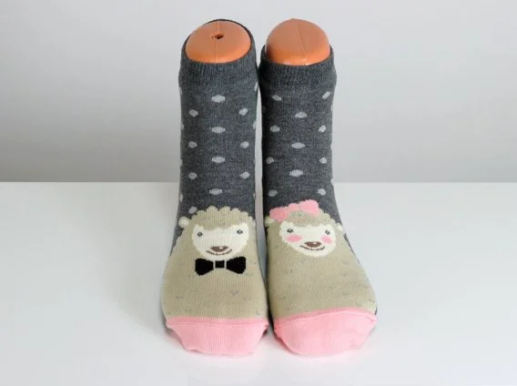 happy sheep fun socks