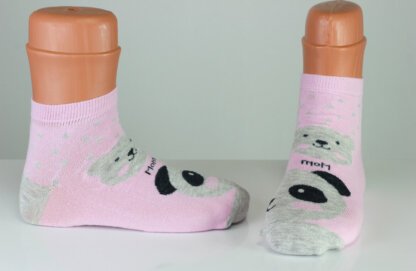 pink teddy mom socks