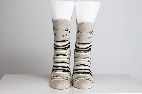 Colorful Cat Socks