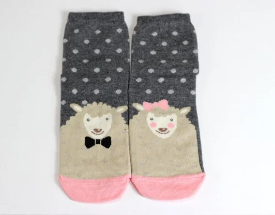 happy sheep fun socks