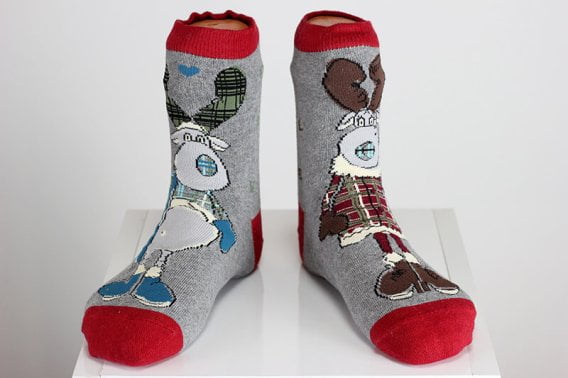Christmas Deer Socks