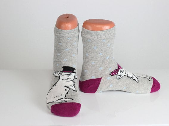 Mouse Kissing Socks