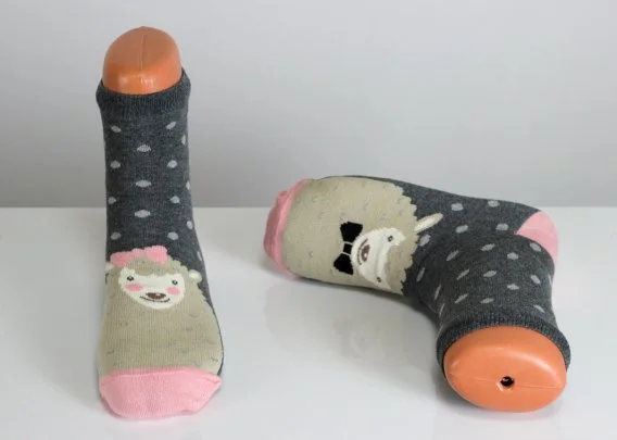 happy sheep fun socks