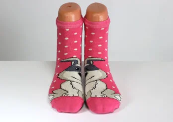 doggy face funny socks