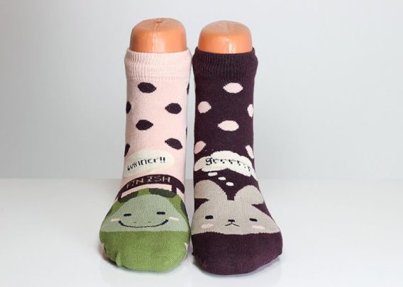 Turtle Rabbit Socks