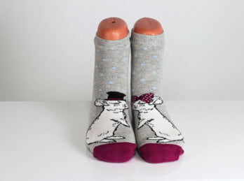 Mouse Kissing Socks