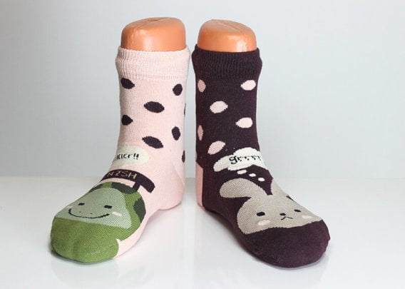 Turtle Rabbit Animal Socks Different Socks | Worldwide Free Shipping