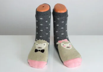 happy sheep fun socks