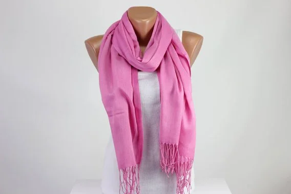 Pink Pashmina Scarf Pink Pashmina Scarf