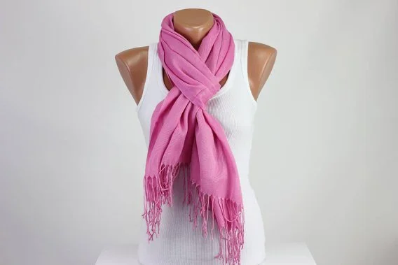 Pink Pashmina Scarf Pink Pashmina Scarf