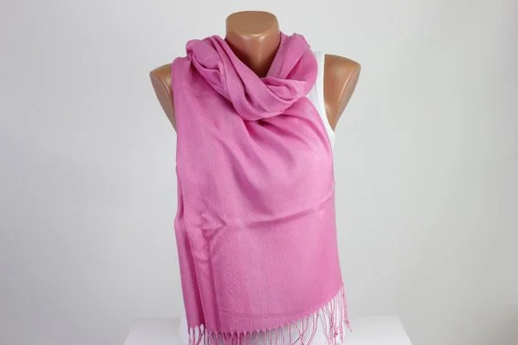 Pink Pashmina Scarf Pink Pashmina Scarf