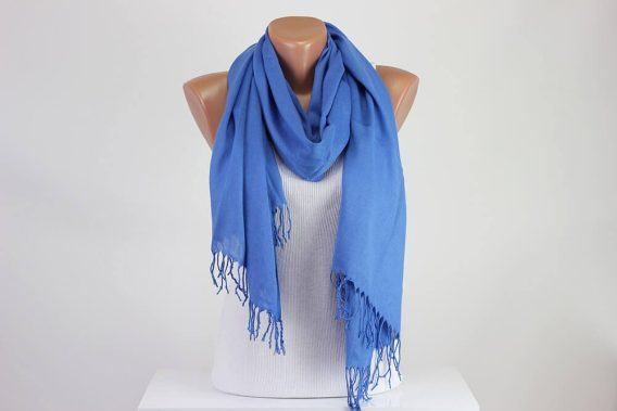 Blue Pashmina Scarf