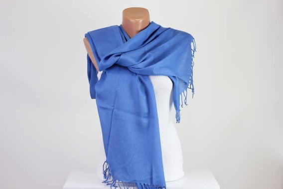 Blue Pashmina Scarf