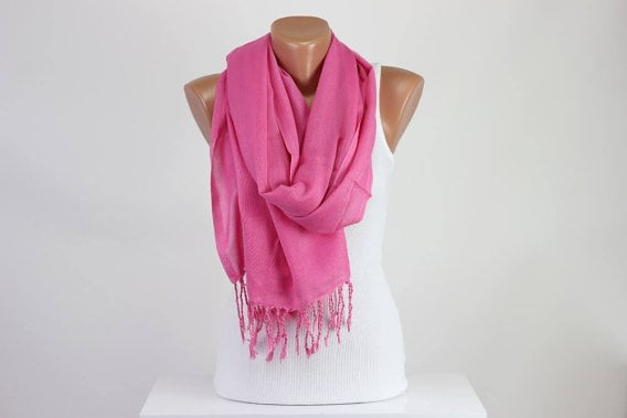 Pink Pashmina Scarf