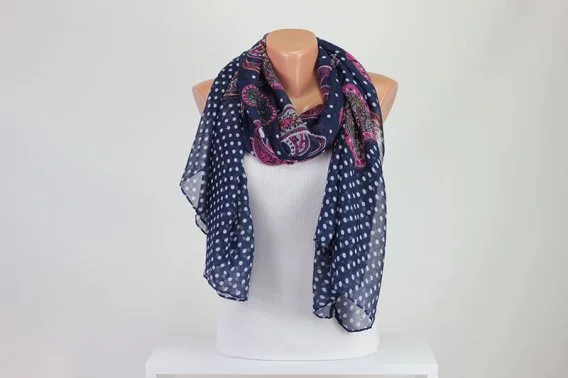 Blue Women Scarf Blue Women Scarf