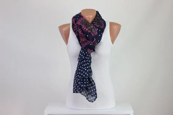 Blue Women Scarf Blue Women Scarf