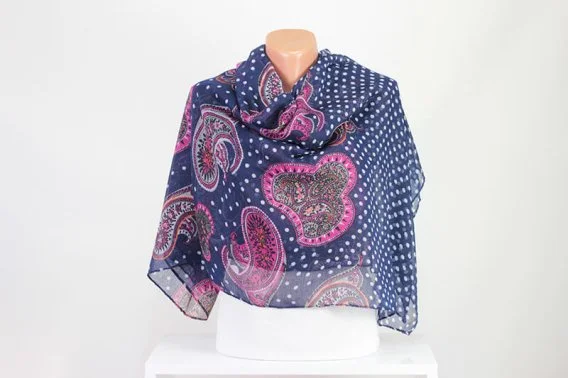 Blue Women Scarf Blue Women Scarf