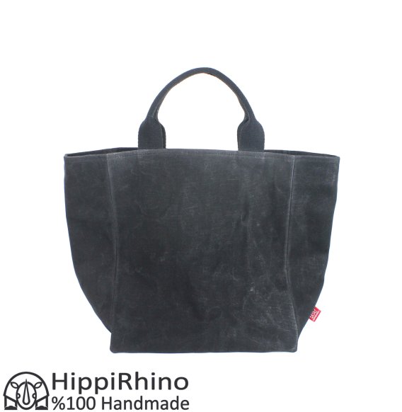 Black Extra Large Waxed Canvas Reusable Grocery Bag Cotton webbing ...