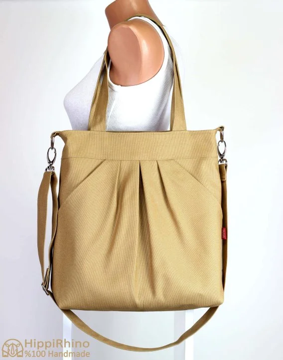 Natural Canvas Rope Handle Purse/Totes | Nautical Luxuries