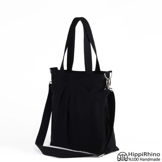 Handmade black crossbody unisex tote minimalist design bolso hombro negro sac épaule noir borsa spalla nera tas handgemaakt tas schouder bolso algodón bolso mujer bolso hombre sac toile noir tas casual bolsa resistente حقيبة سوداء 手提包 ショルダーバッグ 블랙백 काला बैग