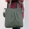 Handmade army green tote stylish canvas handbag bolso lona verde militar sac cabas toile vert militaire borsa tela verde militare tas handgemaakt tas schouder bolso mujer bolso algodón bolso grande sac toile kaki tas casual bolsa resistente حقيبة خضراء 手提包 トートバッグ 밀리터리백 हरा बैग