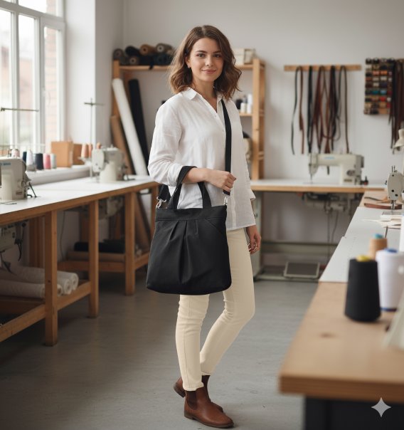 Shoulder Bag Crossbody Canvas Purse with Pockets Double Straps Washable Cotton Tote Diaper Bag Zipper Closure Travel Bag Large Black Bag Handcrafted reusable tote with custom embroidery for shopping and travel, bolsa de tela personalizada hecha a mano, handgefertigte Stofftasche mit Personalisierung, sac en toile personnalise fait main, borsa di tela personalizzata artigianale, gepersonaliseerde canvas tas handgemaakt, 帆布手提包, 手作りトートバッグ, कस्टम बैग, حقيبة قماش مخصصة, bolsa personalizada artesanal, 맞춤 가방, eco friendly cotton bag with monogram option, washable fabric shopper for women and men, unique gift ideaRetry