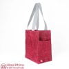 Waxed Shoulder Grocery Market Shopping Bag